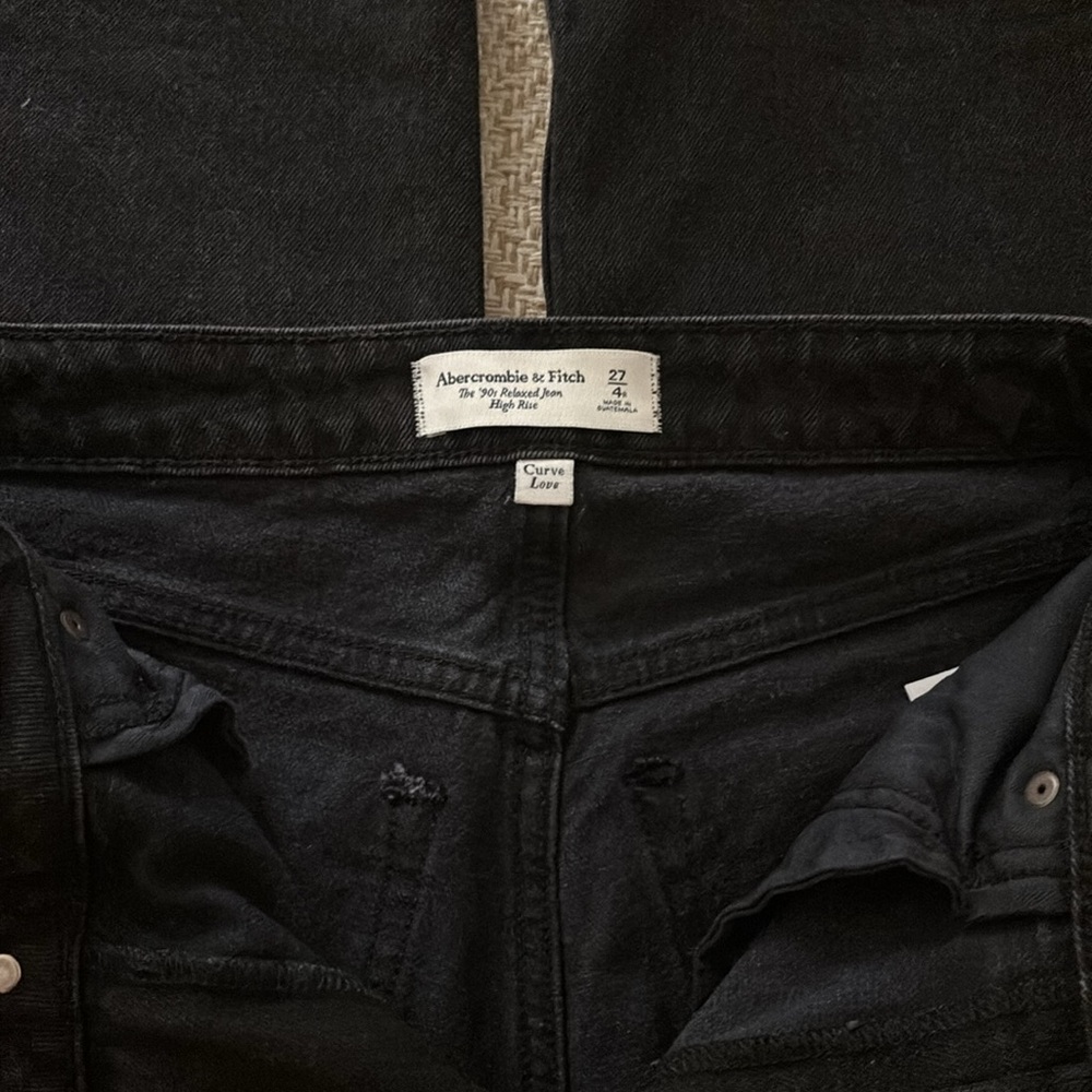 Abercrombie & Fitch Black Denim Jeans - Picture 2 of 3